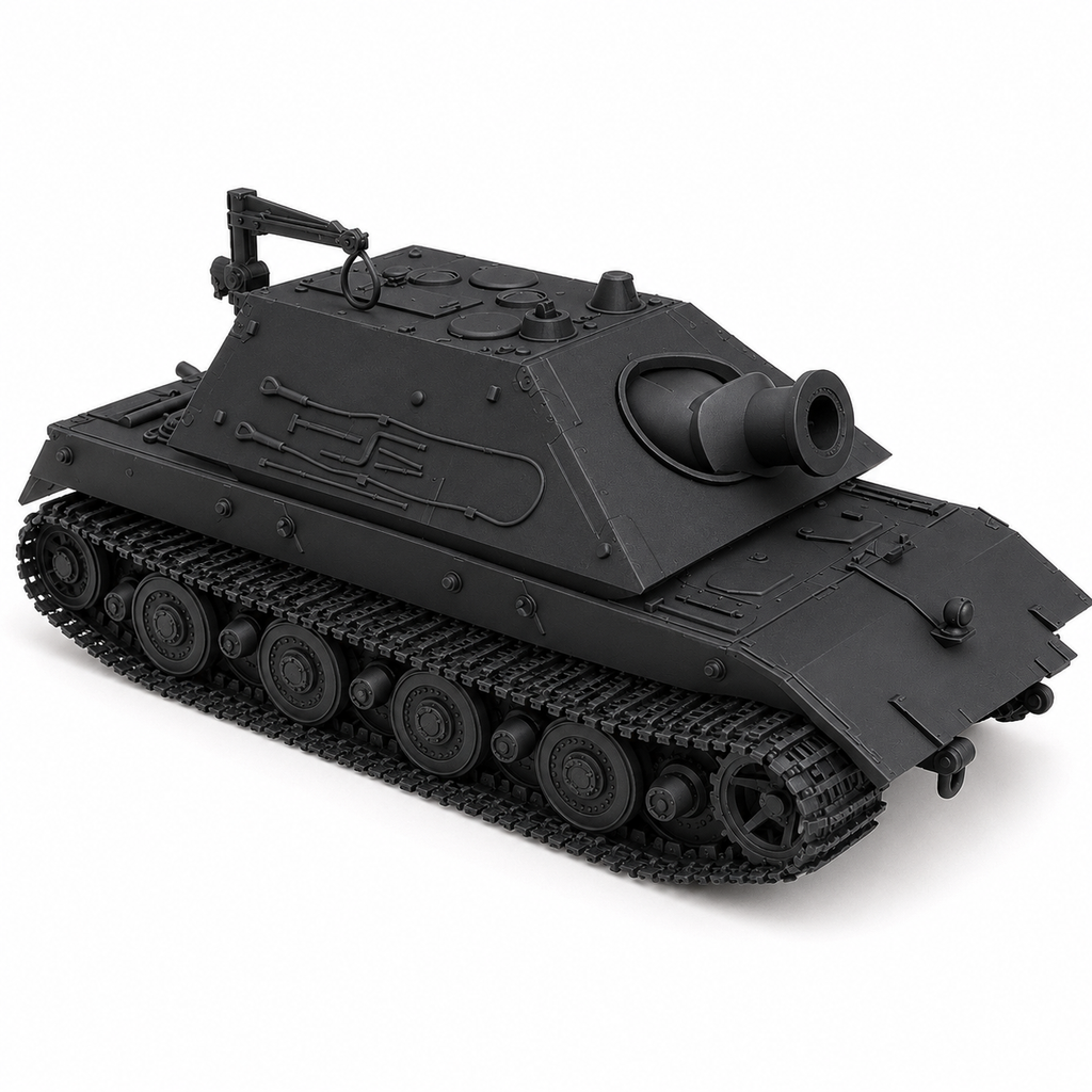 SSMODEL 1/350 Sturmmorser auf E-100 Ausf. B German Resin Model Kit TSS3500447