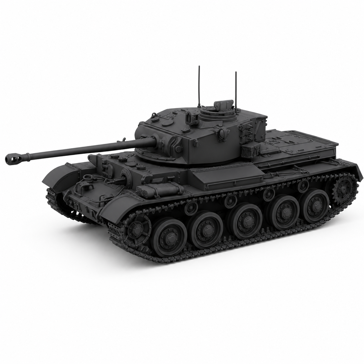 SSMODEL 1/200 Cruiser Tank Comet I A34 UK Tank Resin Model Kit TSS2000749 — scale model kit