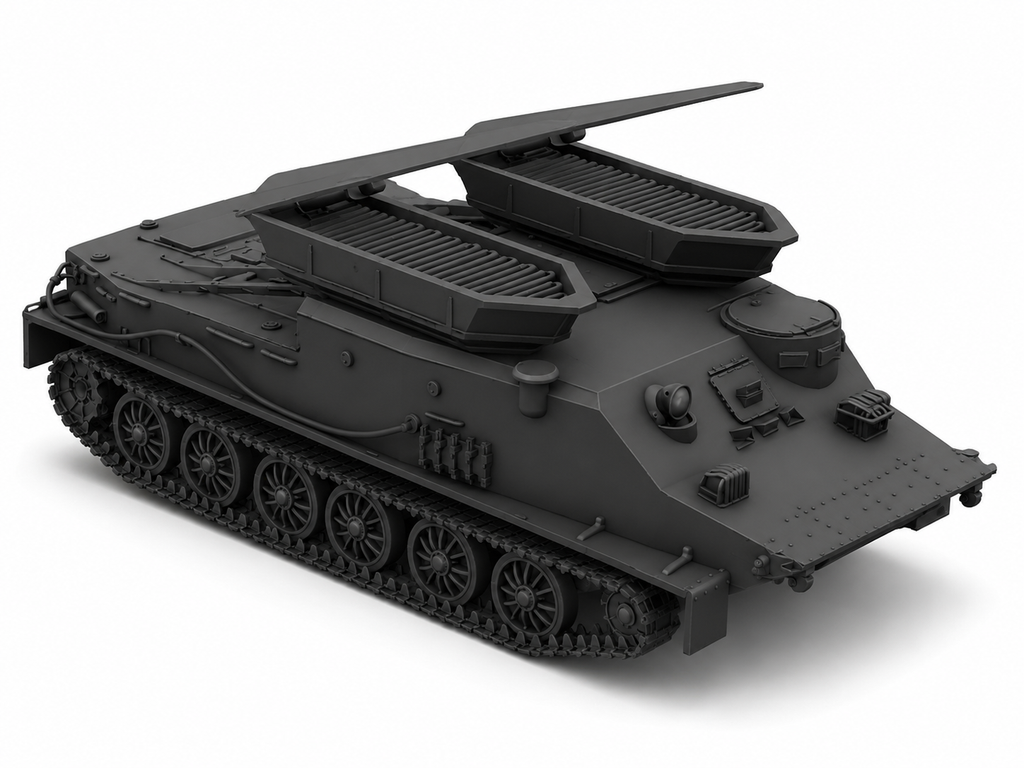 SSMODEL 1/700 SWP-50 MRF East German Tank Resin Model Kit TSS7000380