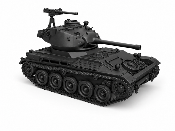 SSMODEL 1/700 AMX-13-M24 French Coldwar Light Tank Resin Model Kit TSS7000361