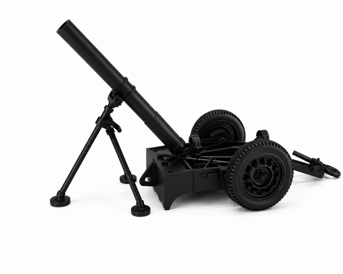 SSMODEL 1/120 Ordnance ML 4.2-inch mortar US Resin MODEL KIT TSS1201423 — scale model kit