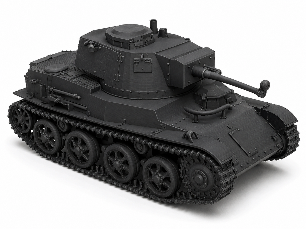 SSMODEL 1/350 Toldi III tank Resin Model Kit TSS3500197