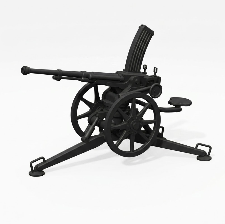 SSMODEL 1/100 WW2  Type 98 20mm AA Machine Cannon Resin Model Kit TSS1001001 — detail view 2