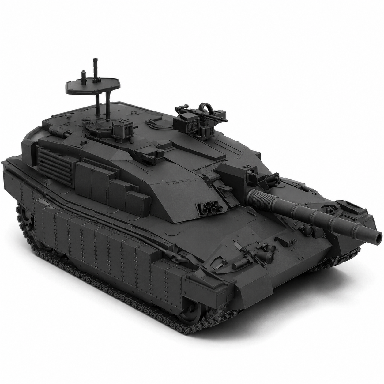 SSMODEL 1/350 Challenger 2 TES British modern MBT Resin Model Kit TSS3500455 — detail view 2