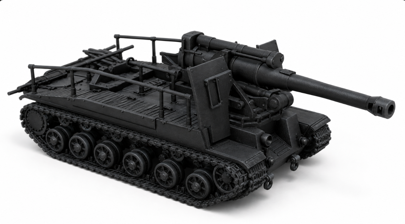 SSMODEL 1/700 S-51 Soviet experimental heavy tank resin model kit TSS7000115 — detail view 2