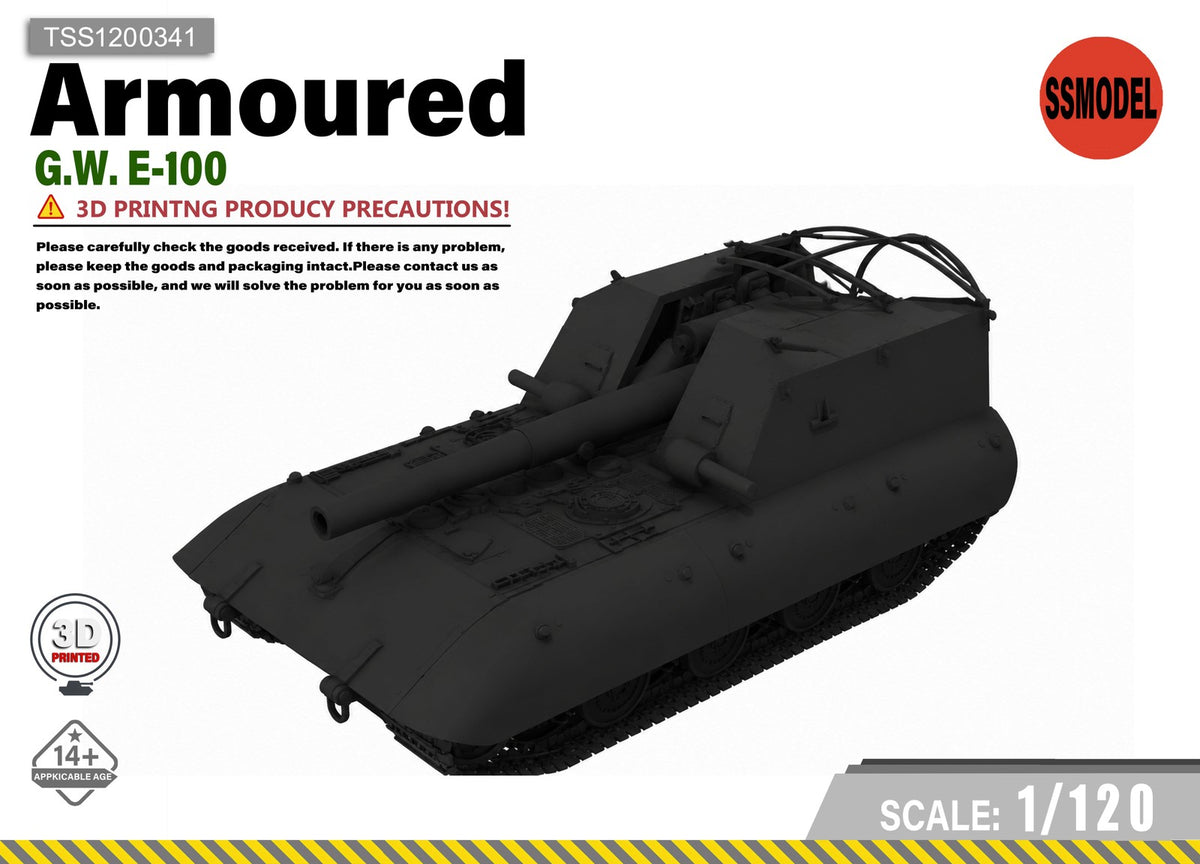 SSMODEL 1/120 G.W. E-100 Tank Resin Model Kit TSS1200341