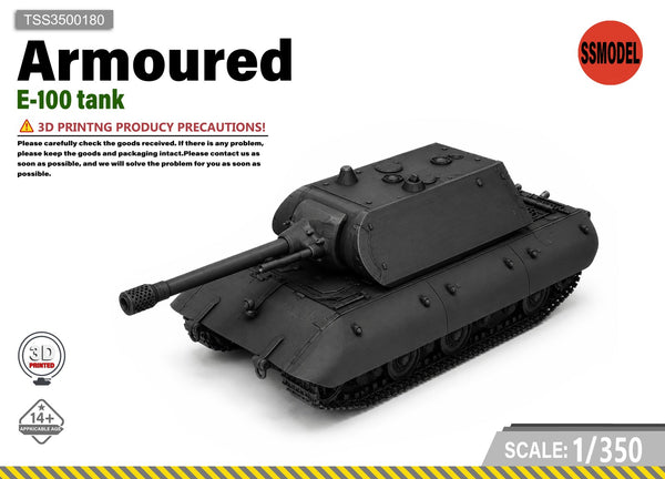 SSMODEL 1/350 E-100 tank Resin Model Kit TSS3500180