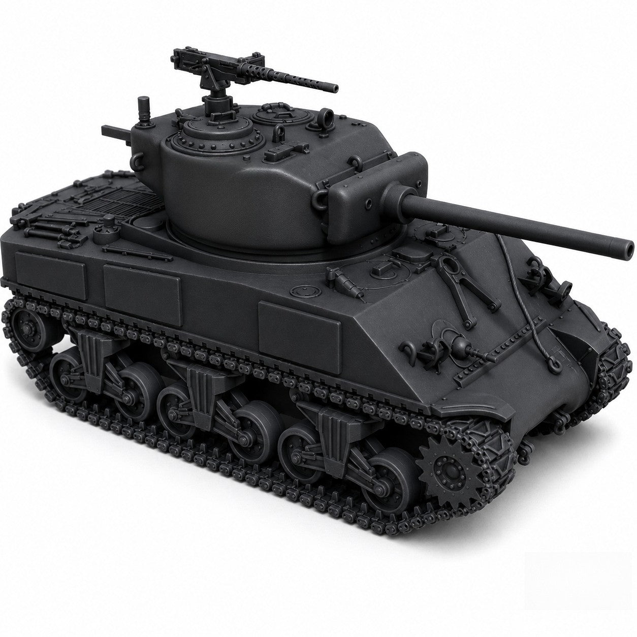 SSMODEL 1/350 M4A2 (76)W US WWII medium Tank Resin MODEL KIT TSS3500210 — detail view 2