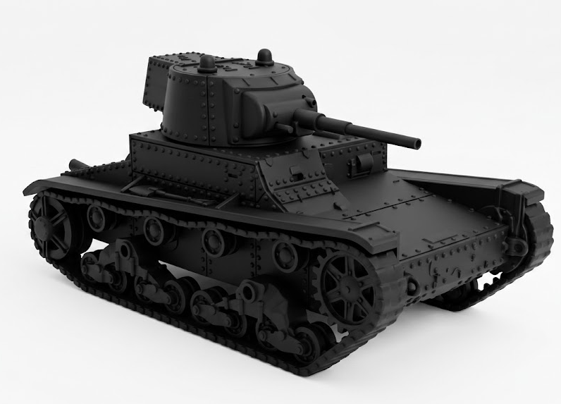 SSMODEL 1/32 1/35 1/48 1/64  WWII Mk.E Type A Six-tonner Resin Kit TSS1006
