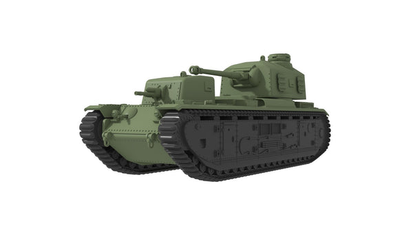 SSMODEL 1/700 Pz.Kpfw.F2 750(f)German supergeavy tank resin model kit TSS7000477