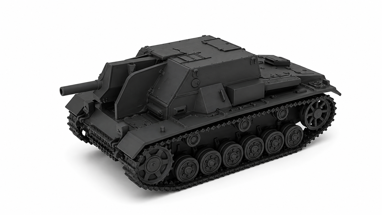 SSMODEL 1/56 SG-122 Artsturm Tank Resin MODEL KIT TSS0560949 — scale model kit