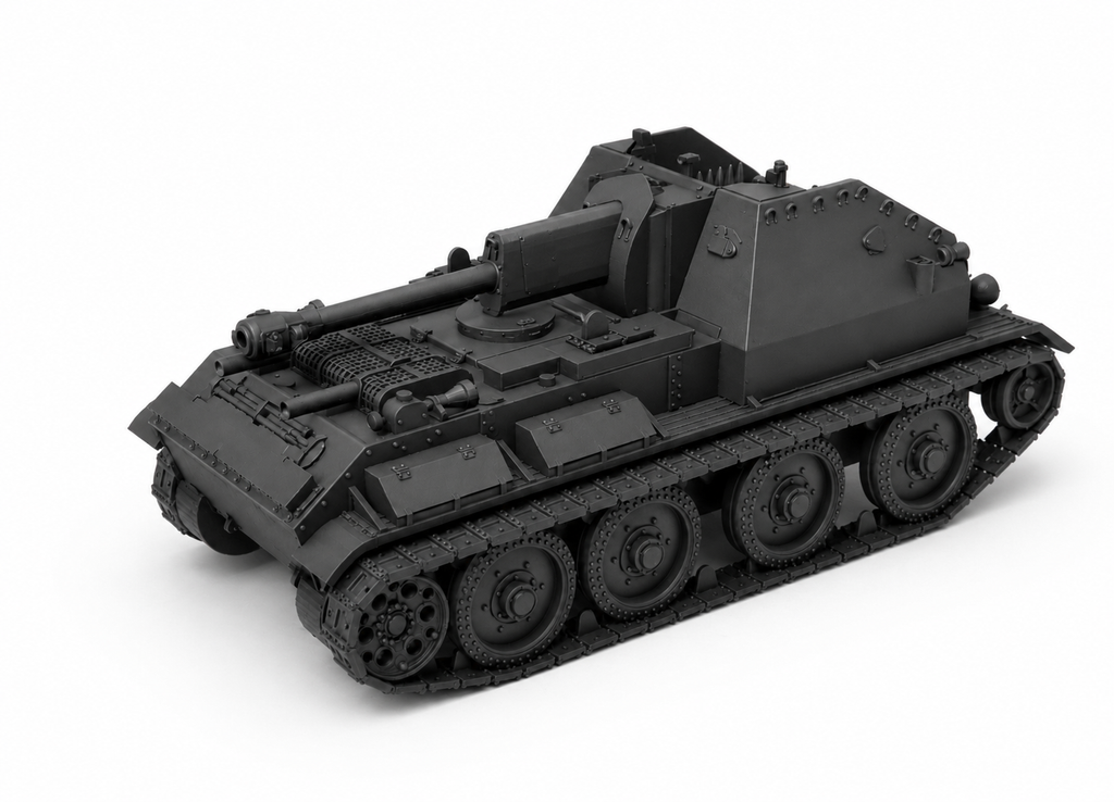 SSMODEL 1/350 SU-7 Strelets Soviet self-propelled gun Resin Model Kit TSS3500098