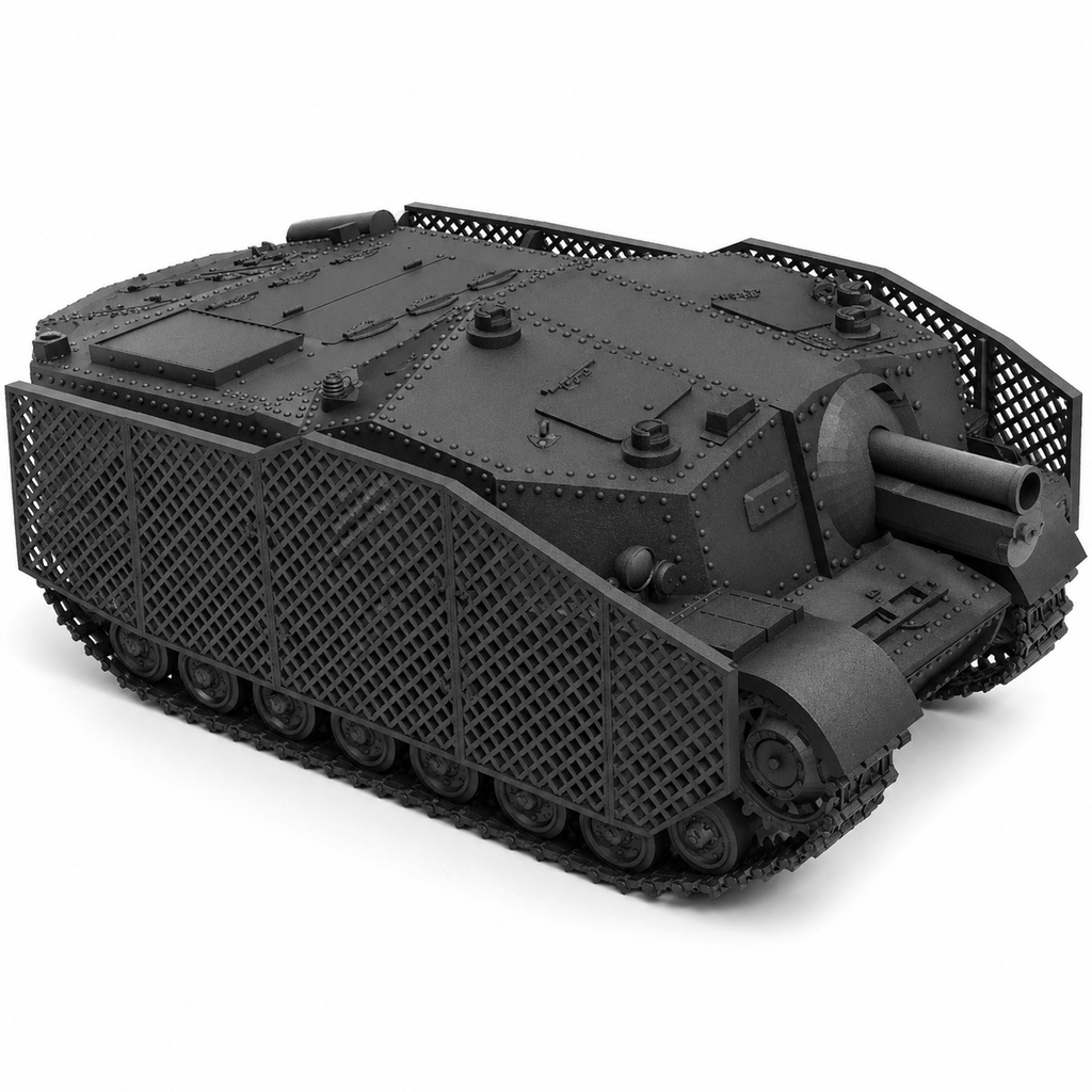 SSMODEL 1/700 43M Zrinyi II tank Resin Model Kit TSS7000190
