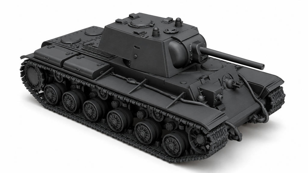 SSMODEL 1/700 KV-6 Soviet Flamethrower Tank Resin Model Kit TSS7000135