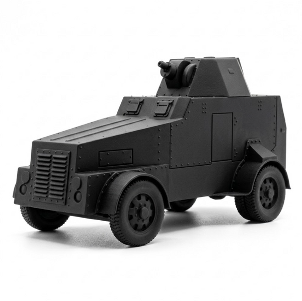 SSMODEL 1/56 WWII French CDM Armored Car Resin Model Kit TSS0561212