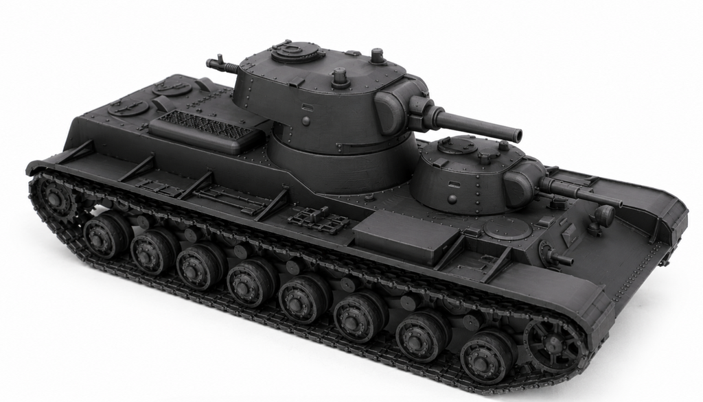 SSMODEL 1/350 Pz.Kpfw. KW I 756 (r) Tank Resin Model Kit TSS3500106
