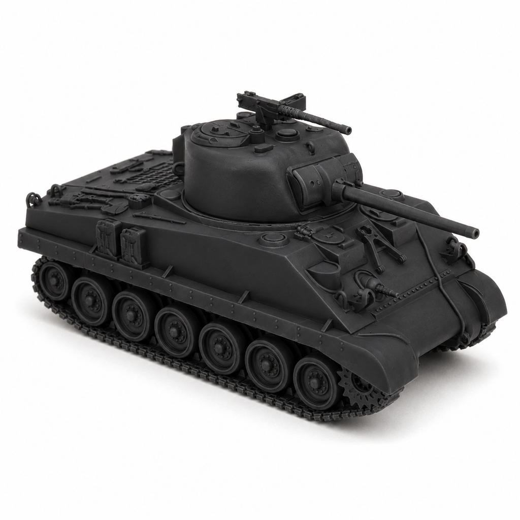 SSMODEL 1/700 M4A2E4 US Experimental Medium Tank Resin MODEL KIT TSS7000215