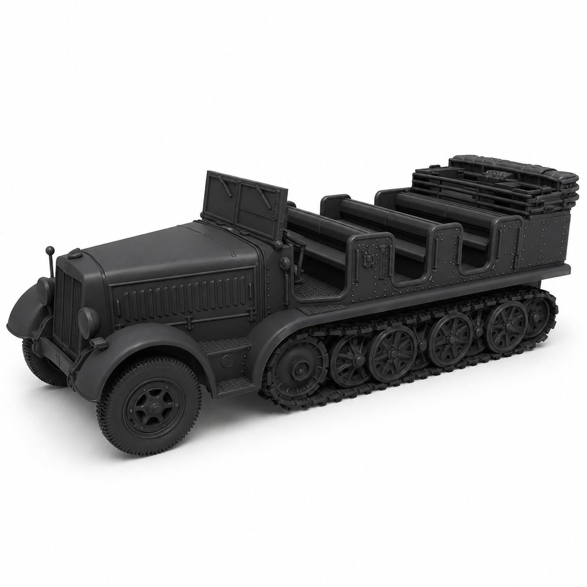 SSMODEL 1/220 Sd.Kfz.7 - Mittlerer Zugkraftwagen 8t Resin MODEL KIT TSS2200943 — scale model kit