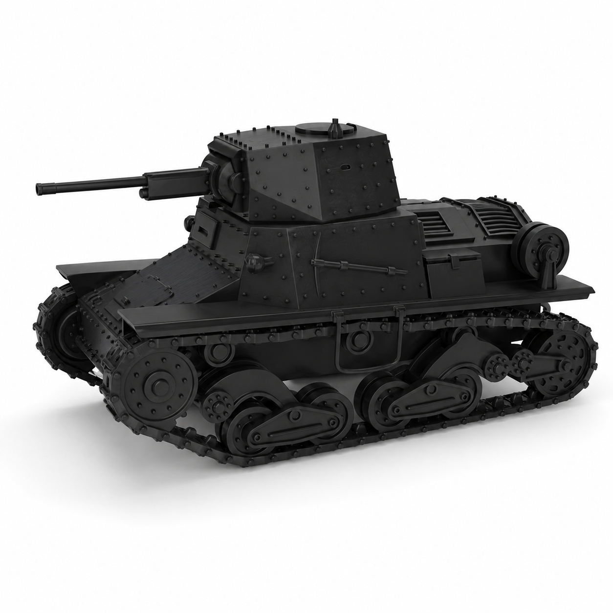SSMODEL 1/56 Carro Armato Leggero L6/40 Resin MODEL KIT TSS0560781 — scale model kit