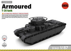 SSMODEL 1/87 T-35 Tank Resin Model Kit TSS0870044