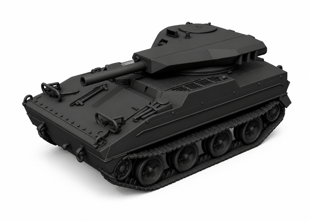 SSMODEL 1/350 T114 BAT US Cold War Experimental Tank Resin MODEL KIT TSS3500227