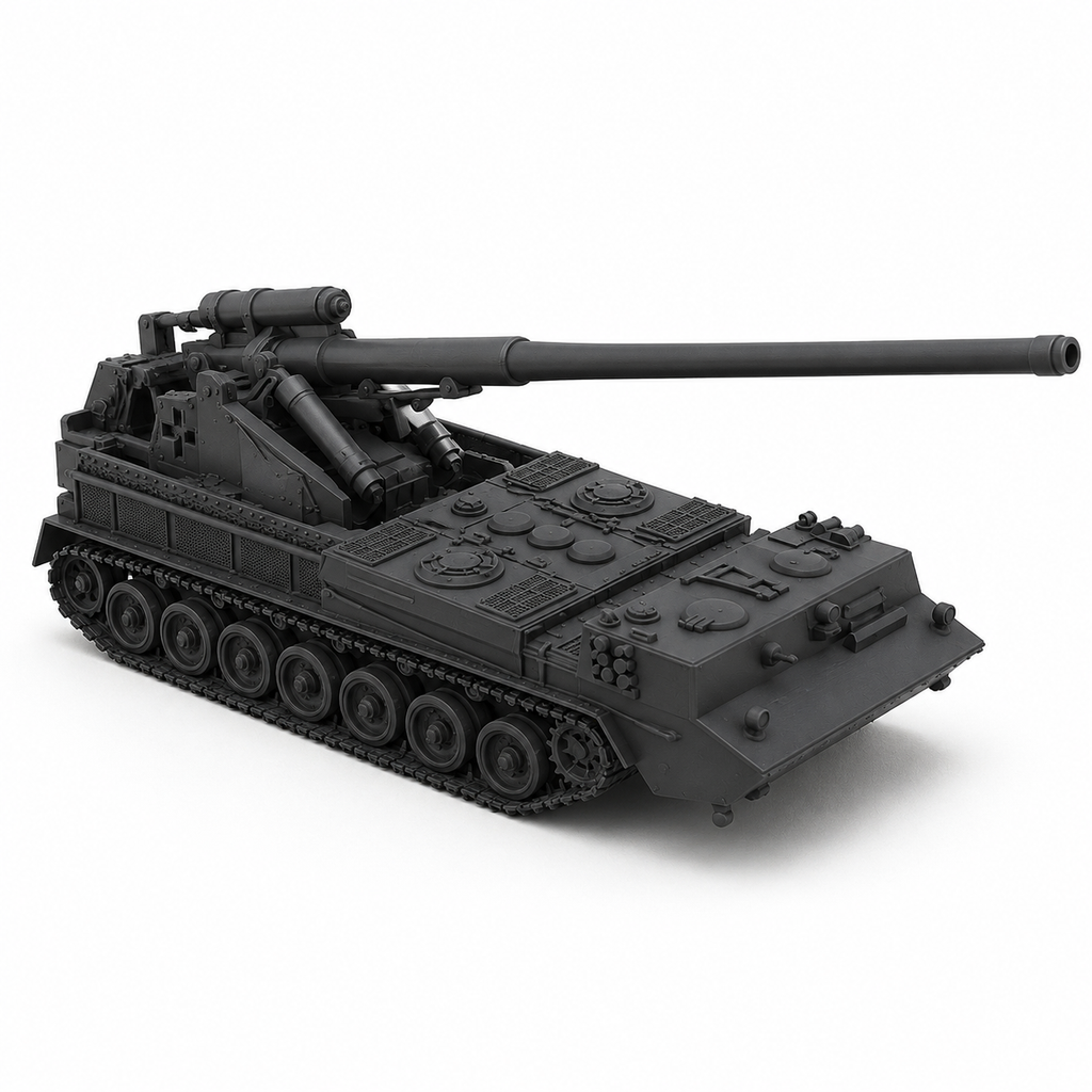 SSMODEL 1/350 VK 2.07 "Pfingstrose" 2S7 "Pion" German Resin Model Kit TSS3500422