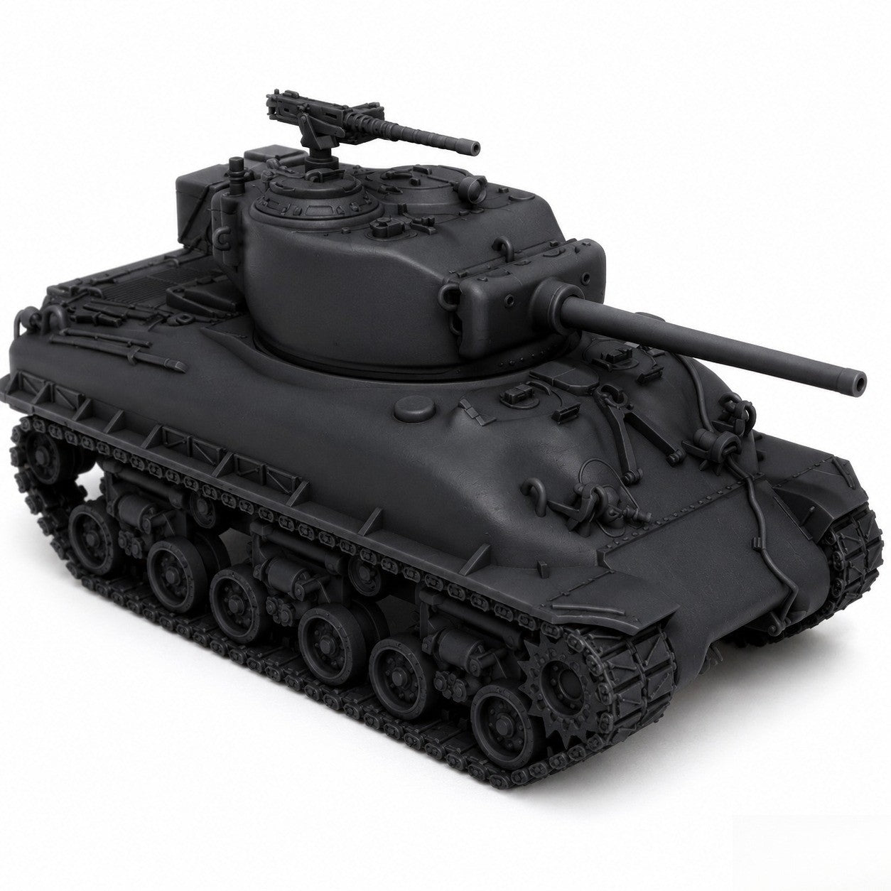 SSMODEL 1/350 M4A1 76W HVSS Sherman US WWII Tank Resin MODEL KIT TSS3500207 — detail view 2