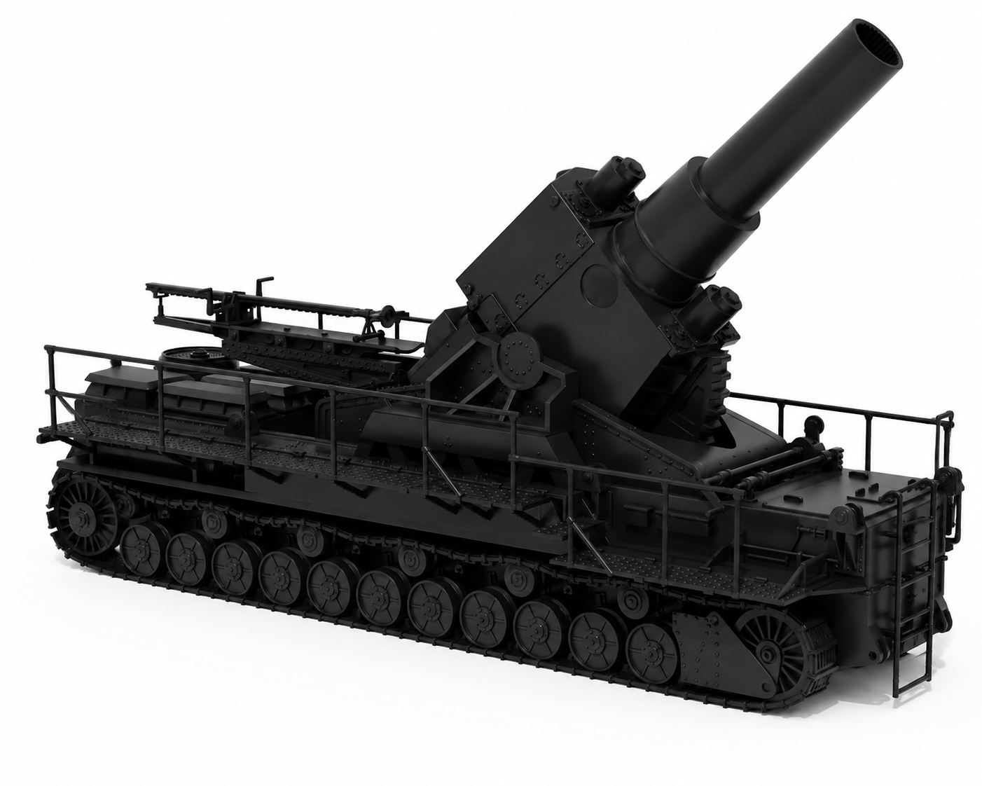 SSMODEL 1/56 Karl Gerat VI Ziu 040 Tank Resin MODEL KIT TSS0561421 — scale model kit