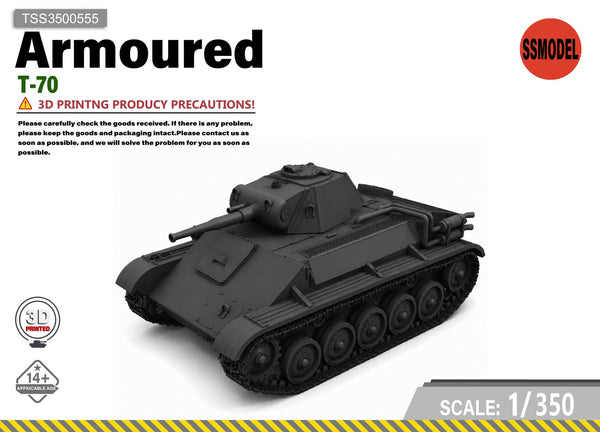 SSMODEL 1/350 T-70 Tank Resin Model Kit TSS3500555
