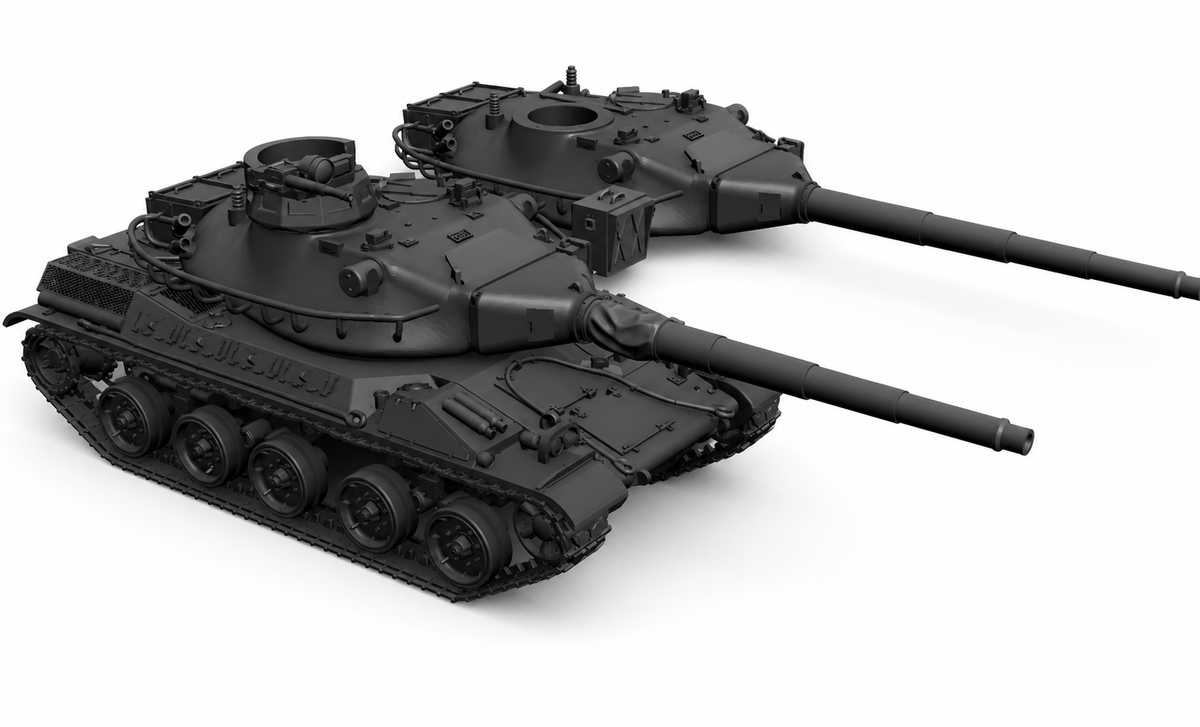 SSMODEL 1/144 AMX-30 Modern AFV Armored Vehicle Mini Scale Model Kit TSS1440368