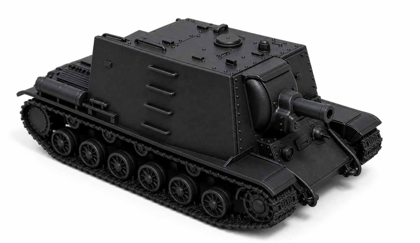 SSMODEL 1/700 U-19 Soviet experimental tank resin model kit TSS7000114 — detail view 2