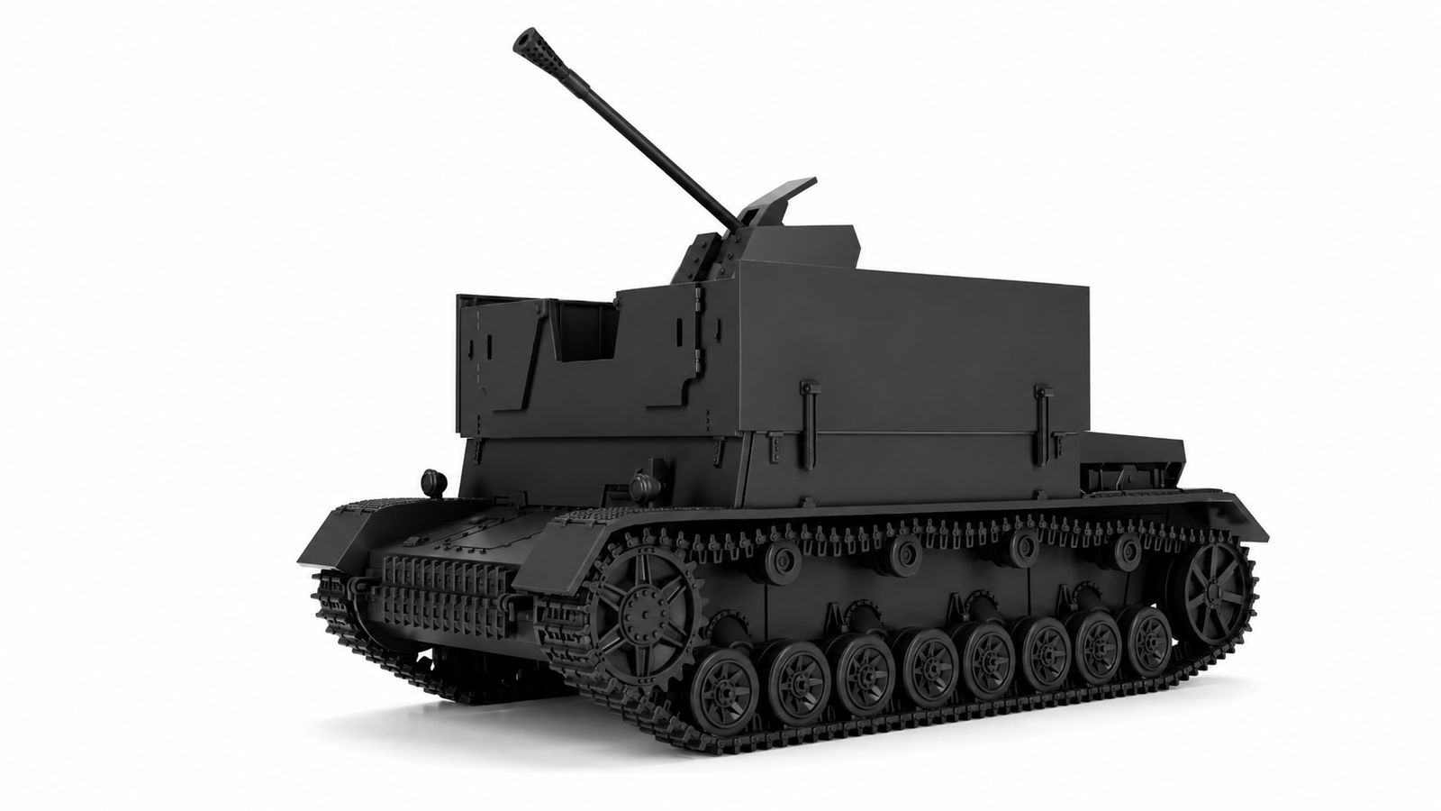 SSMODEL 1/160 Flakpanzer IV 3.7cm Flak 43 Möbelwagen Resin Model Kit TSS1601485 — scale model kit