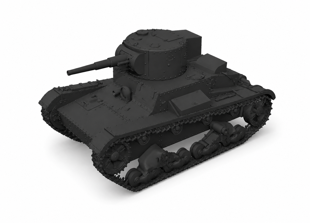 SSMODEL 1/350 T-26 mod. 1933 with Mariupol turret Resin Model Kit TSS3500053