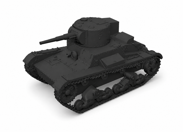 SSMODEL 1/350 T-26 mod. 1933 with Mariupol turret Resin Model Kit TSS3500053