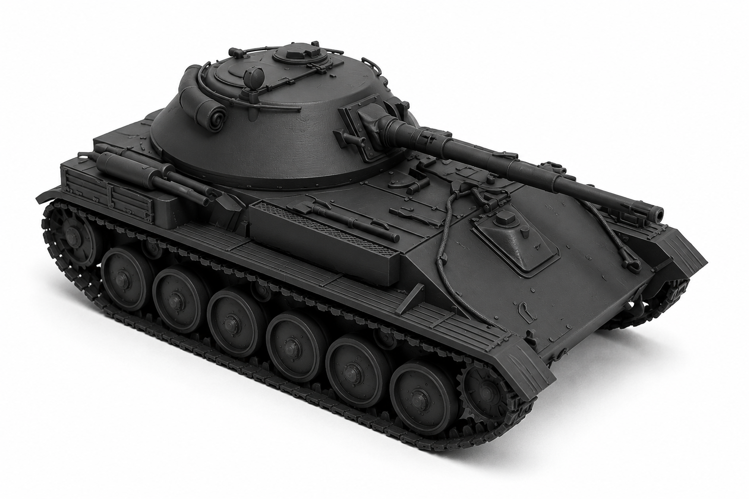 SSMODEL 1/700 T-76 Soviet fictional light tank resin model kit TSS7000473 — detail view 2