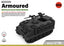 SSMODEL 1/76 M150 Giraf APC Tank Resin MODEL KIT TSS0760242