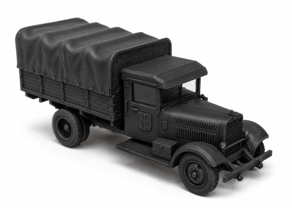 SSMODEL 1/700 621L Historic Utility Truck Vehicle Scale Model Kit TSS7000149