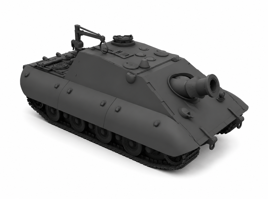 SSMODEL 1/350 Sturmmorser auf E-100 Tank Resin Model Kit TSS3500340