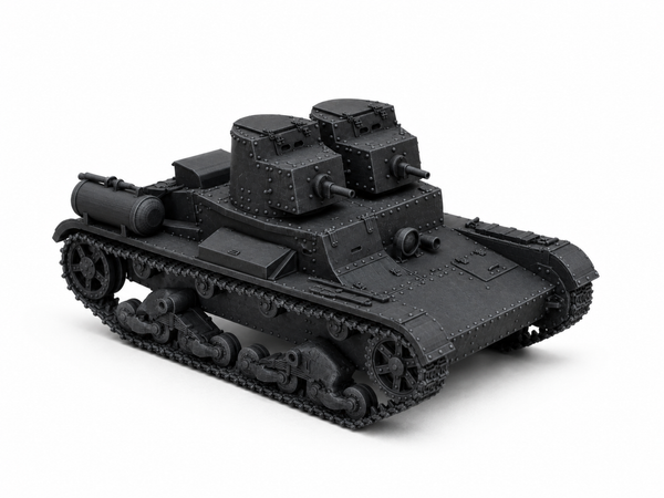 SSMODEL 1/350 T-26 mod. 1931 with TKhP-3 smoke device tank Model Kit TSS3500060