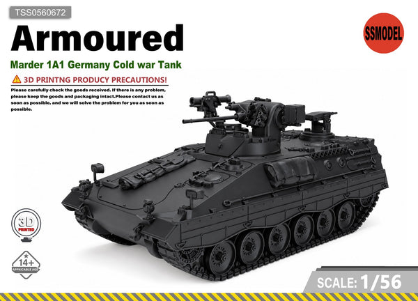 SSMODEL 1/56 Marder 1A1 Germany Cold war Tank Resin MODEL KIT TSS0560672