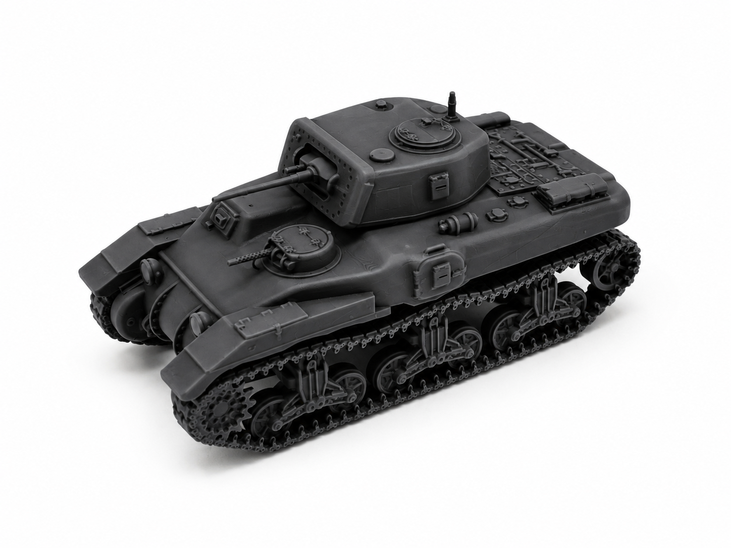 SSMODEL 1/120 Ram Mk.I 2-pounder Canada Tank Resin Model Kit TSS1200917 — scale model kit