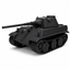 SSMODEL 1/56 Panther 2 with the 88mm KwK 43 L71 Tank Resin MODEL KIT TSS0560908