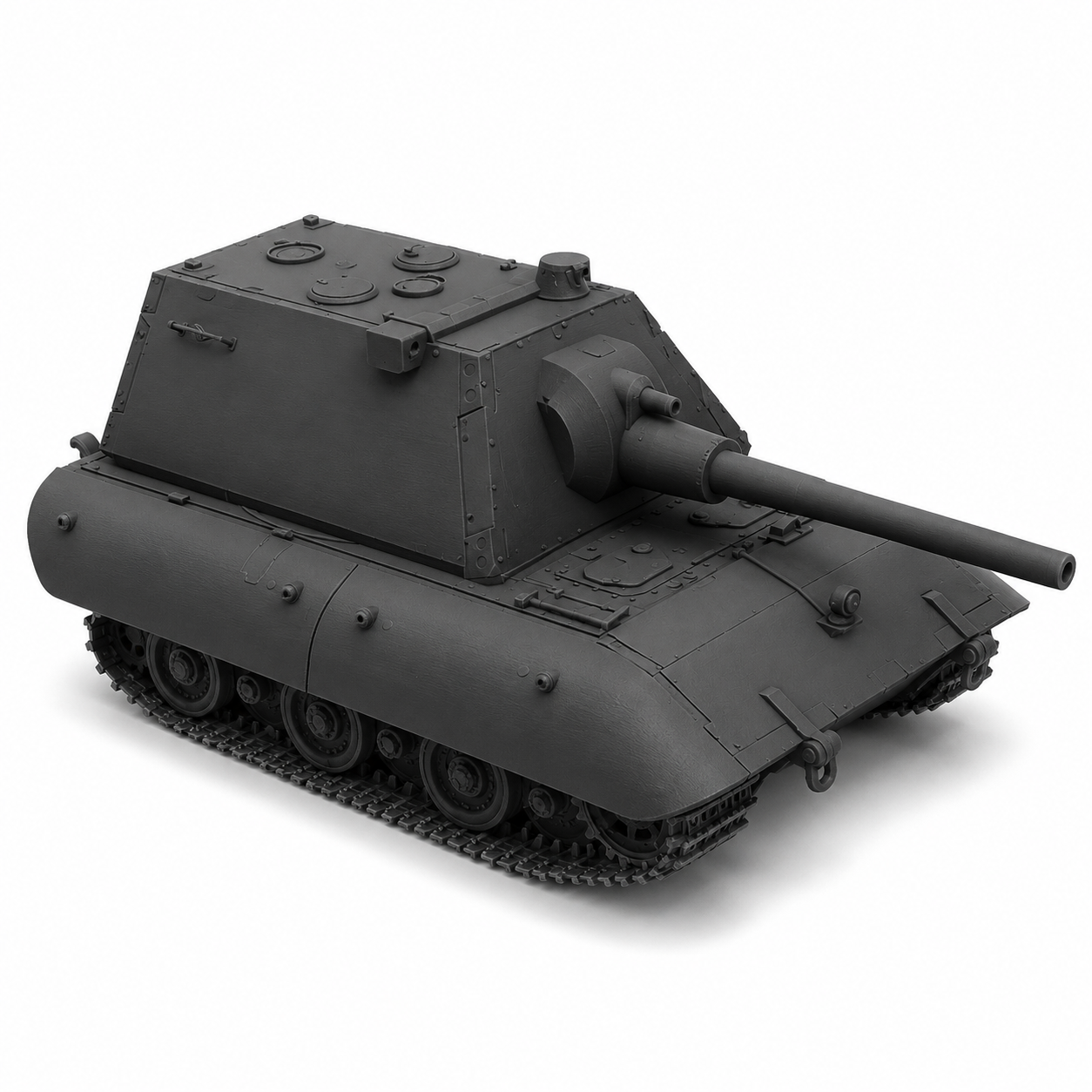 SSMODEL 1/350 E-100 German superheavy tank Resin MODEL KIT TSS3500508 — detail view 2
