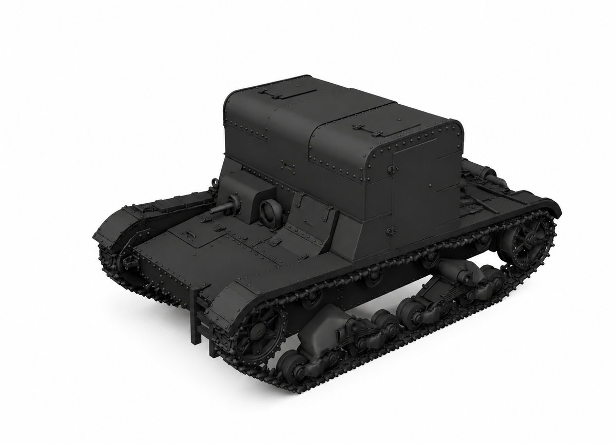 SSMODEL 1/160 TP-26 tank Resin Model Kit TSS1600075 — detail view 2