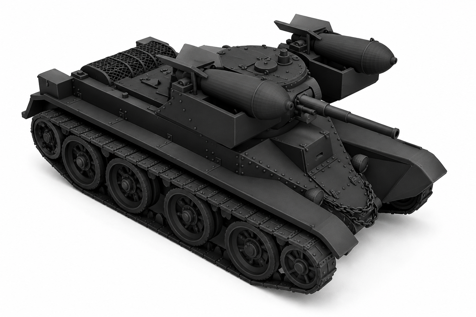 SSMODEL 1/350 RBT-5 Tank Resin Model Kit TSS3500573 — detail view 2