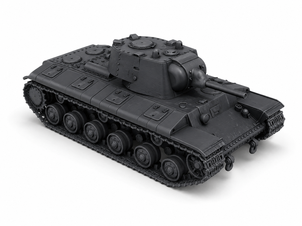 SSMODEL 1/350 KV-1 pre-serial prototypes tank resin model kit TSS3500146