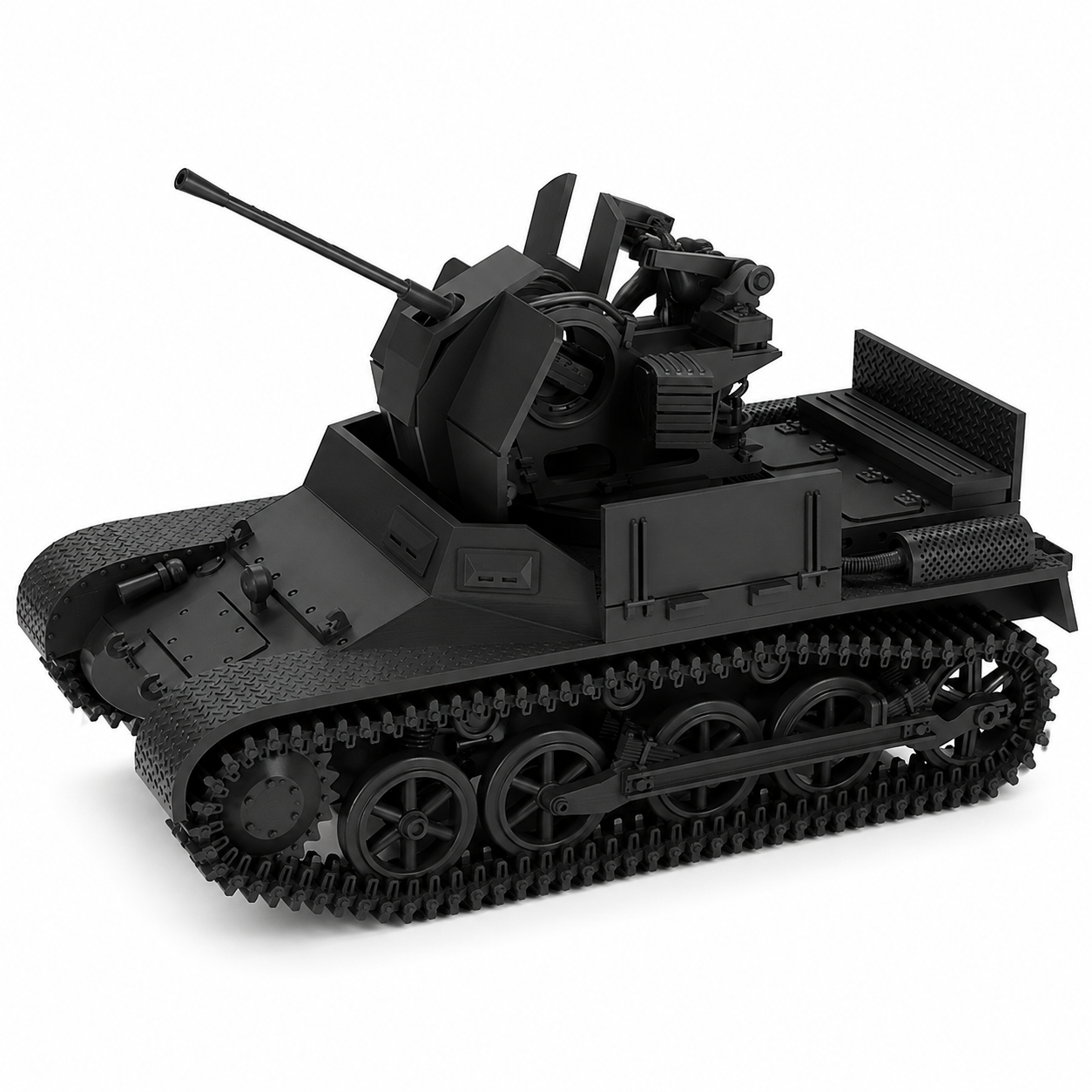 SSMODEL 1/200 Flakpanzer I 2cm Flak38 Panzer I Ausf.A Resin MODEL KIT TSS2001483 — scale model kit
