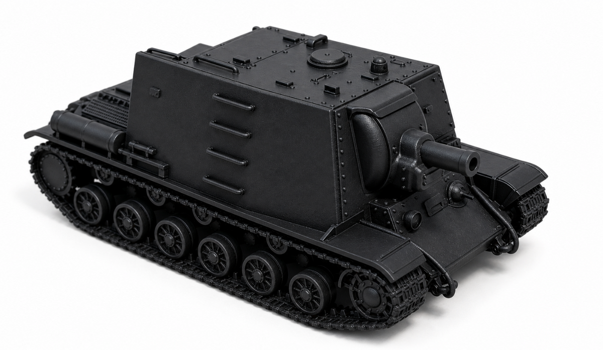 SSMODEL 1/144 U-19 Soviet experimental tank resin model kit TSS1440114 — detail view 2