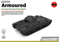 SSMODEL 1/87 P43 ter Italian fictional heavy tank Resin Model Kit TSS0870266