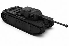SSMODEL 1/100 FCM F44 French fictional superheavy tank resin modelkit TSS1000472
